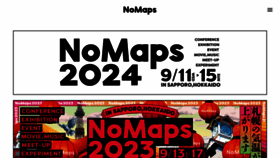 What No-maps.jp website looks like in 2024 