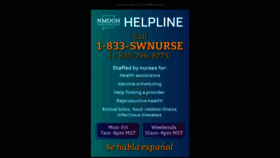 What Nmhealth.org website looked like in 2024 (1 year ago)