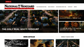 What Nationalvanguard.org website looks like in 2024 