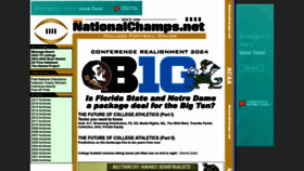 What Nationalchamps.net website looks like in 2024 