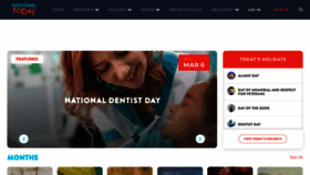 What Nationaltoday.com website looks like in 2024 