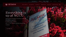 What Nccu.edu website looks like in 2024 