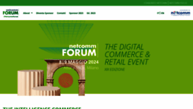 What Netcommforum.it website looked like in 2024 (2 years ago)