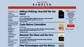 What Newramblerreview.com website looks like in 2024 