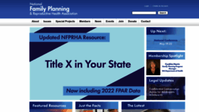 What Nationalfamilyplanning.org website looks like in 2024 