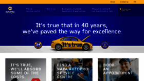 What Napaautopro.com website looks like in 2024 