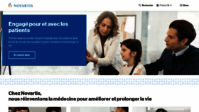 What Novartis.fr website looks like in 2024 