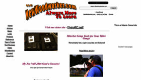 What Newwoodworker.com website looks like in 2024 