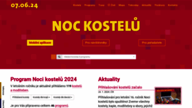 What Nockostelu.cz website looks like in 2024 