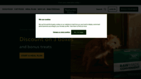 What Naturesmenu.co.uk website looked like in 2024 (2 years ago)