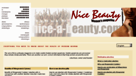 What Nice-a-beauty.com website looked like in 2011 (13 years ago)