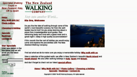What Nzwalkingcompany.com website looked like in 2011 (13 years ago)