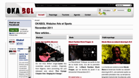 What Okabol.com website looked like in 2011 (12 years ago)
