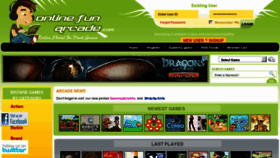 What Onlinefunarcade.com website looked like in 2011 (12 years ago)