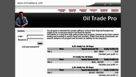 What Oiltradepro.com website looked like in 2011 (12 years ago)