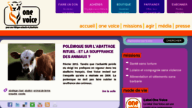 What Onevoice-ear.org website looked like in 2012 (12 years ago)