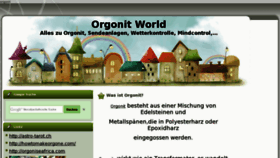 What Orgonit-world.de website looked like in 2012 (11 years ago)