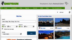 What Otel.enuygun.com website looked like in 2012 (11 years ago)