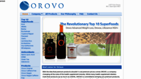 What Orovo.com website looked like in 2012 (11 years ago)