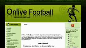 What Onlive-football.net website looked like in 2011 (13 years ago)