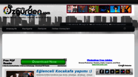 What Ozgurden.com website looked like in 2012 (11 years ago)