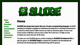 What Opensludge.sourceforge.net website looked like in 2012 (11 years ago)
