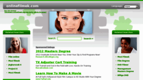 What Onlinefilmek.com website looked like in 2012 (11 years ago)