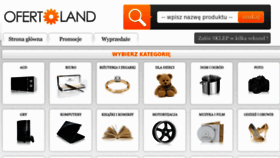 What Ofertoland.pl website looked like in 2012 (11 years ago)