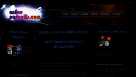 What Onlinepartypills.com website looked like in 2011 (13 years ago)