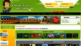 What Onlinefunarcade.com website looked like in 2012 (11 years ago)