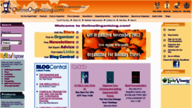 What Onlineorganizing.com website looked like in 2012 (11 years ago)
