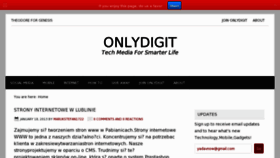 What Onlydigit.com website looked like in 2013 (11 years ago)