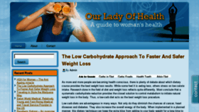 What Ourladyofhealth.org website looked like in 2013 (11 years ago)