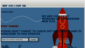 What Organicdata.com.au website looked like in 2013 (11 years ago)