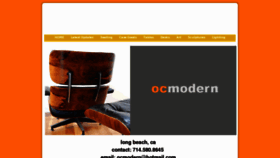 What Ocmodern.net website looked like in 2013 (11 years ago)