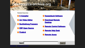 What Opensource-archive.org website looked like in 2013 (11 years ago)