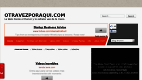 What Otravezporaqui.com website looked like in 2013 (11 years ago)
