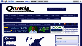What Onvenia.com website looked like in 2013 (11 years ago)