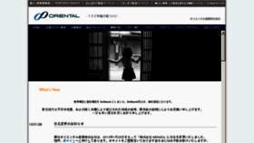 What Oriental-japan.com website looked like in 2013 (11 years ago)