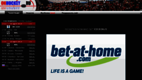 What Onhockey.ru website looked like in 2013 (11 years ago)
