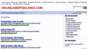 What Onlinejobsfreelance.com website looked like in 2013 (11 years ago)