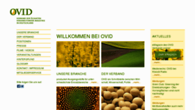 What Ovid-verband.de website looked like in 2013 (11 years ago)
