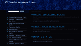 What Offendersconnect.com website looked like in 2013 (11 years ago)