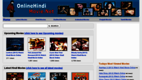 What Onlinehindimovie.net website looked like in 2013 (10 years ago)