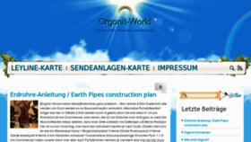 What Orgonit-world.de website looked like in 2013 (10 years ago)