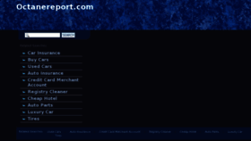 What Octanereport.com website looked like in 2013 (10 years ago)