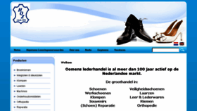 What Oomens-lederhandel.nl website looked like in 2013 (10 years ago)