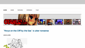 What Otaku2.com website looked like in 2013 (10 years ago)