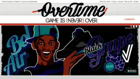 What Overtime.fr website looked like in 2013 (10 years ago)