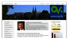 What Overath.de website looked like in 2013 (10 years ago)